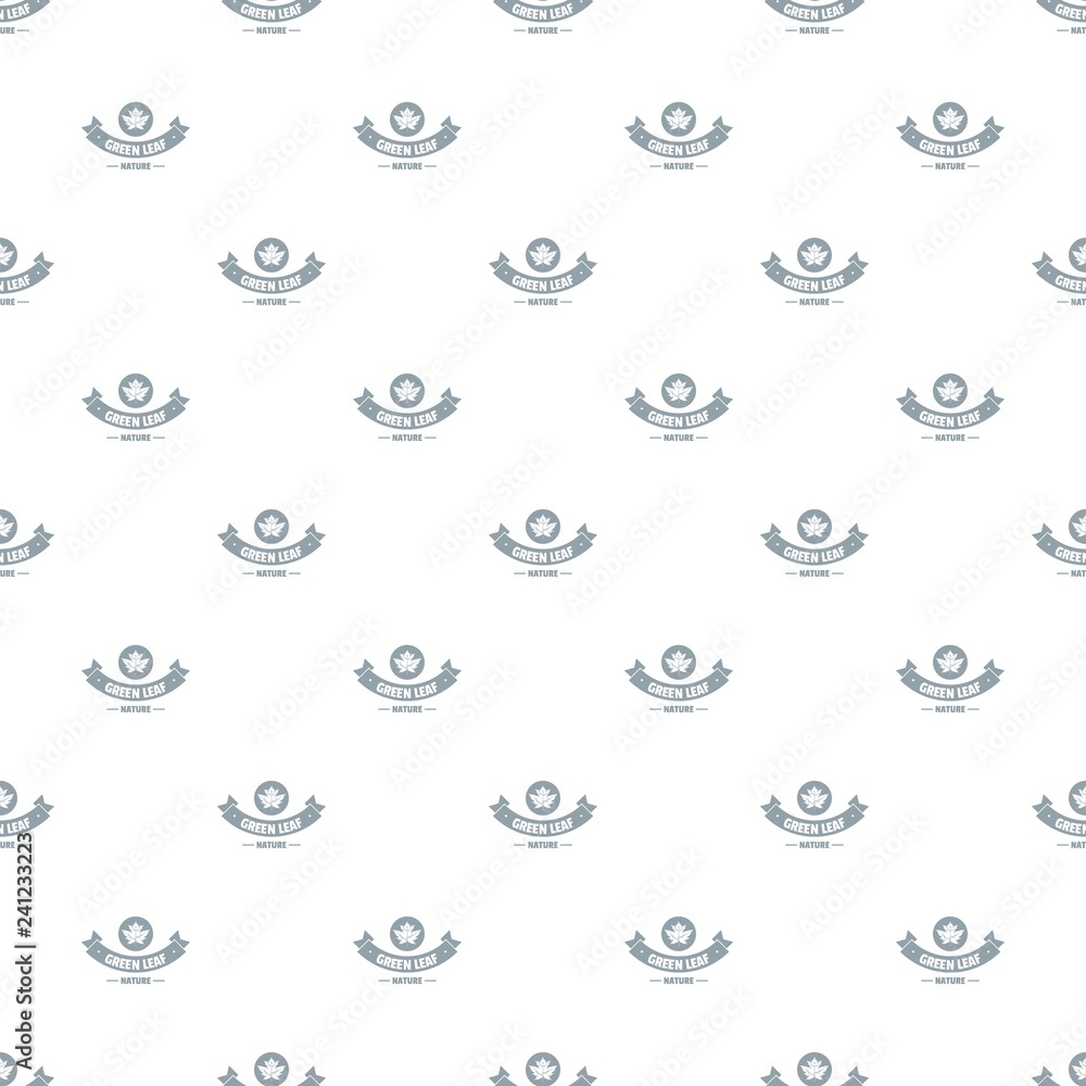 Poster eco nature pattern vector seamless repeat for any web design