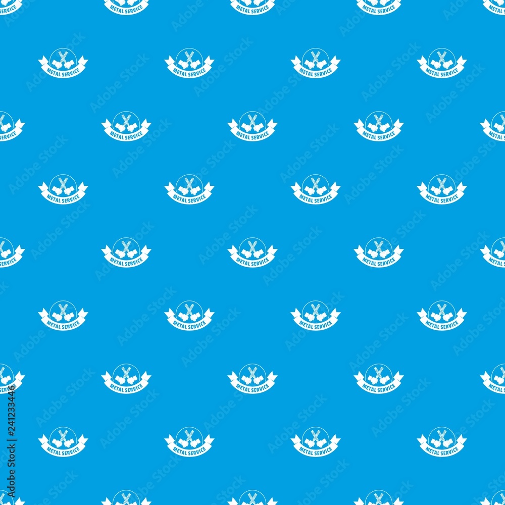 Poster saw tool pattern vector seamless blue repeat for any use