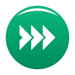 Arrow icon in black. Simple illustration of arrow icon vector isolated on white background