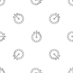 Stopwatch icon. Outline illustration of stopwatch vector icon for web design isolated on white background