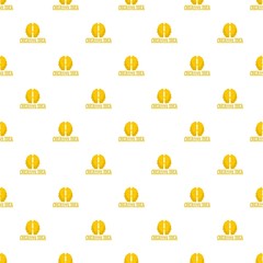Fototapeta premium Creative idea brain pattern seamless vector repeat for any web design