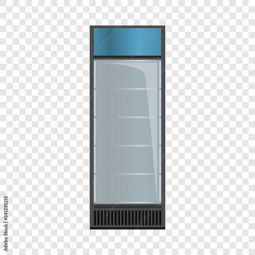 Poster empty drink fridge icon. cartoon of empty drink fridge vector icon for web design for web design