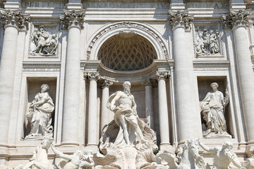 Trevi Fountain in Rome, Italy