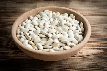 Dried white bean.
