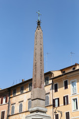 Obraz premium Obelisk in Pantheon Square - Piazza della Rotonda in Rome, Italy