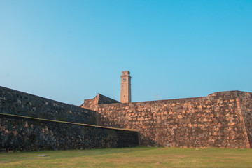 Galle Fort Entrance as Viewed From Galle City Sri Lanka