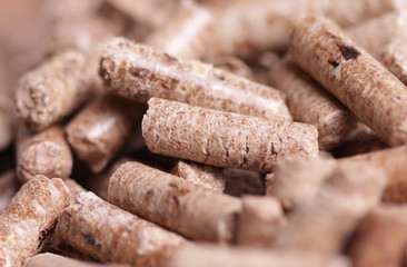 Wooden pellet granule