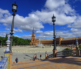 Plaza de España, Seville (Sevilla), Spain