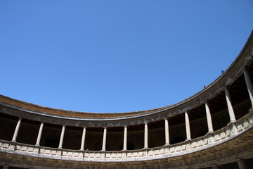 Obraz premium The Palace of Charles V in Alhambra, Granada, Andalusia, Spain