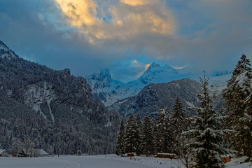 Hinterstoder Winterlandschaft