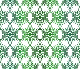 Decorative Ornament With Geometric Decoration. Seamless Pattern . For Print Bandanna, Shawl, Tablecloth, Fabric Fashion, Scarf, Design