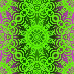 Vector Illustration. Pattern With Floral Seamless Ornament. Design For Print Fabric, Fashion.