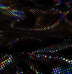 Fototapeta premium Holographic Sequin Rainbow Shiny Material Background