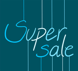 super sale message