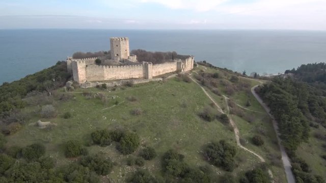 The castle of Platamonas, Medieval fortress in south Pieria.