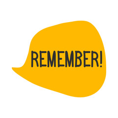  Remember! illustration