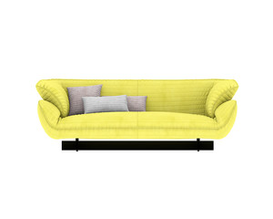 3d render of stylish sofa, couch.