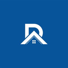 Real estate home logo design vector