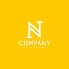 Letter N logo design vector