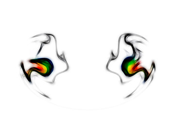 Color design pattern, computer generated images