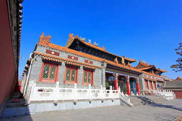 Obraz premium Dazhao Lamasery Building scenery, Hohhot city, Inner Mongolia autonomous region, China