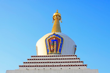 Khan treasure pagoda building scenery, Hohhot city, Inner Mongolia autonomous region, China