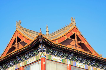 Tibetan architectural landscape in Hohhot