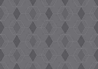 Abstract geometric pattern with lines on gray background