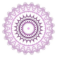 Light purple color mandala decoration. Vector illustration. Tribal ethnic fashion motif for paper, textile.