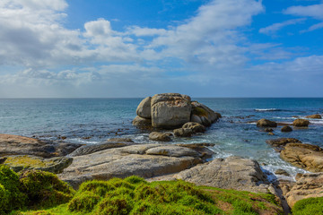South African Coast Seascape Sky and Rocks