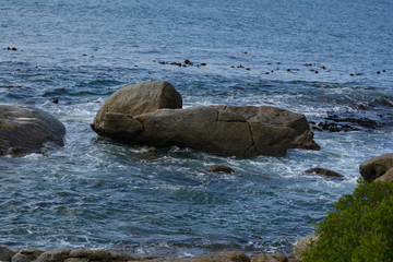 South African Coast Seascape Rock