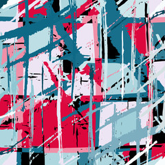 Obraz premium bright colorful geometric abstract pattern Graffiti