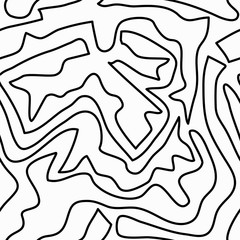 graffiti abstract seamless pattern of black lines