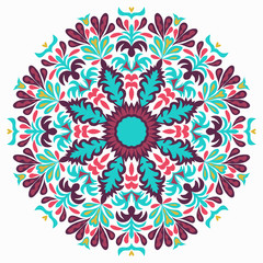 Fototapeta na wymiar Lace background. Beautiful Mandala illustration.