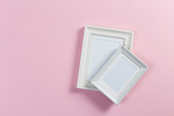  frames on pink background