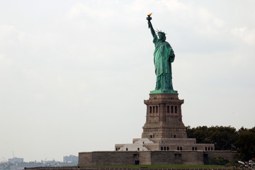 Obraz premium The Statue of Liberty in New York City.