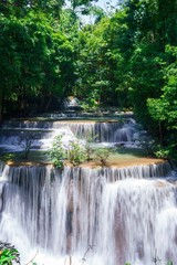 Waterfall, Hui maekamin, Kanchanaburi