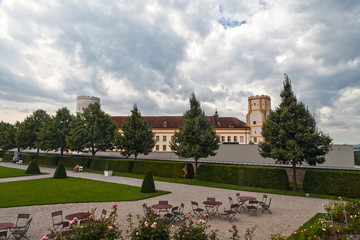 Fototapeta premium Walk in the Park. Melk abbey