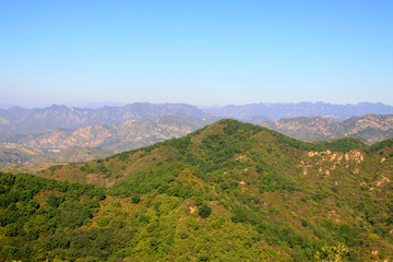 mountain scenery is in a geological park