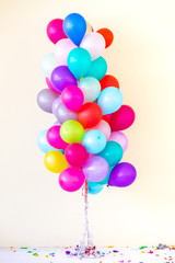 Set of colorful balloons