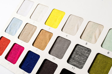 Fabric color card / knitted stretch fabric