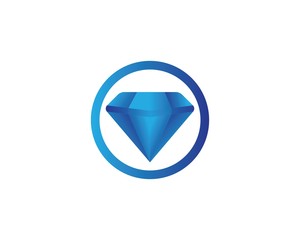 Diamond logo vector icon