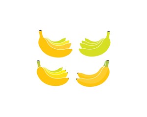 Banana logo vector illustration