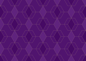 Abstract geometric pattern with lines on violet background
