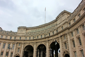 naval headquarters arch, London, UK