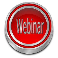 Webinar Button - 3D illustration