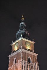 Obraz premium New year's eve in Krakow