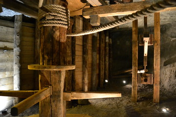 The salt mine in Wieliczka
