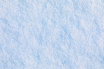 Snow and ice crystal background or texture of Russian park of forest. The white snow surface of the drift