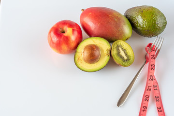Diet with tropical fruits